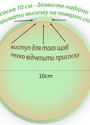 Набор силиконовая круглая тарелка y12 для первых блюд и ложка розовый (vol-10165)4 фото