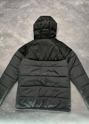 Куртка tnf чорно-сіра3 фото