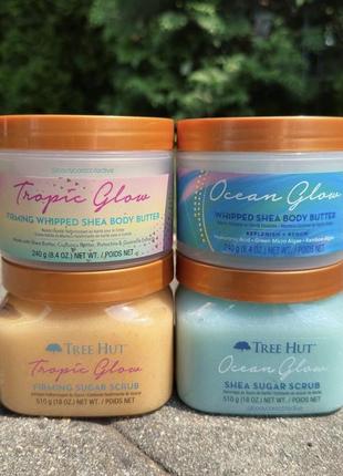 Tree hut tropic glow sugar scrub скраб для тіла із ароматом тропічних фруктів 510 г1 фото