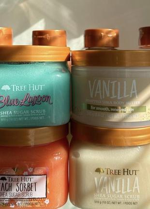 Скраб для тела tree hut sugar scrub 510 г vanilla (ваниль)