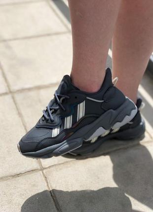 Жіночі кросівки adidas ozweego dark grey6 фото