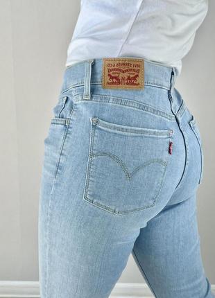 Джинси levi’s super skinny 710 super skinny оригінал джинсы на высокой посадке висока посадка3 фото