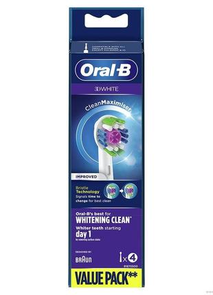 Змінні насадки braun oral-b 3d white eb 18 rb clean maximiser1 фото