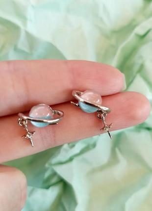 Серьги планеты