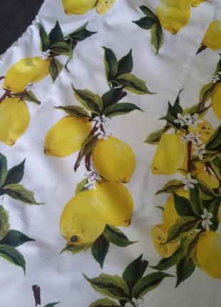 Сукня  принт лимони prettylittlething5 фото