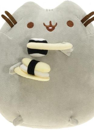 Мягкая игрушка кот с роллом пушин кэт серый (n-645)1 фото