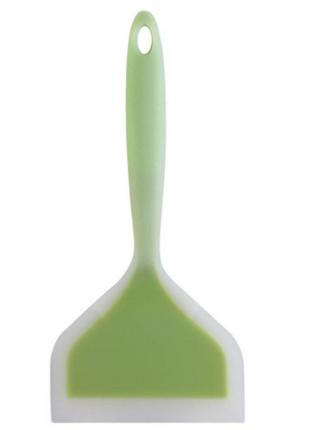 Набір антипригарний килимок-сітка для bbq і гриля і лопатка з антипригарним покриттям green (n-1205)10 фото
