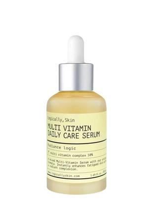 Мультивітамінний серум для щоденного догляду за шкірою logically, skin multi vitamin daily care serum 50 мл