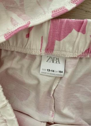 Літній бавовняний костюм zara, 12-14 років2 фото