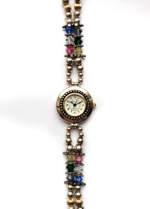 Geneva часы из сша с браслетом из бусин механизм japan sii3 фото