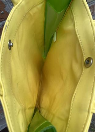 Желтая сумка шоппер6 фото
