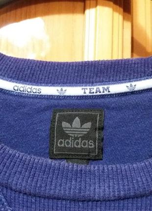 Толстовка спорт кофта светр adidas адідас оригінал 46 розмір м фіолетовий колір5 фото