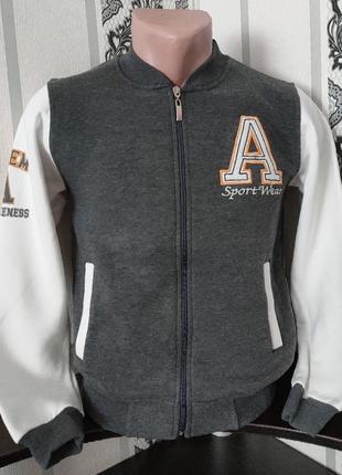 Бомбер, кофта на флісі на зріст від 134 до 164