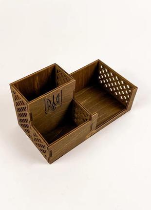 Органайзер с гравировкой "герб украины"