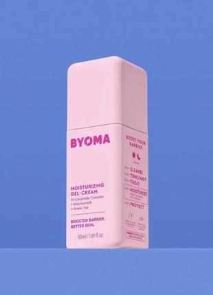 Зволожуючий гель-крем з церамідами byoma moisturising gel cream 50 мл