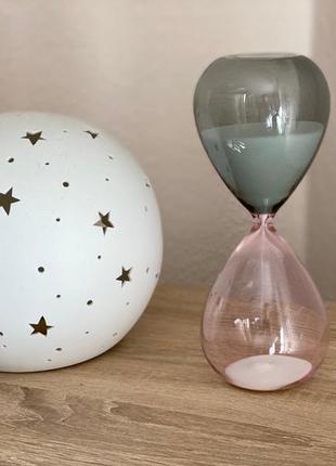 Песочные часы tfa (1860090240), 15 минут, таймер, белый песок, серо-розовое стекло, 19 x 7.3 см2 фото