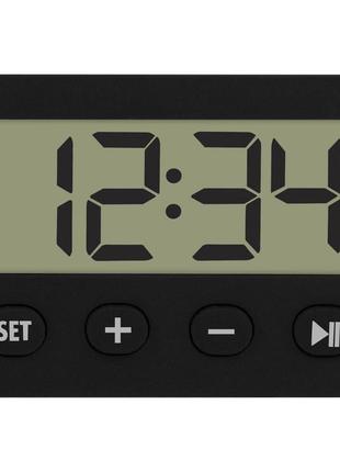 Настольные часы будильник таймер секундомер tfa (60201401) магнит резиновое покрытие