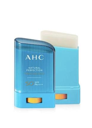 Сонцезахисний стік для обличчя ahc natural fresh perfection sun stick spf 50+ pa++++