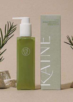 Гель для вмивання з екстрактом розмарину kaine rosemary relief gel cleanser, 150 мл
