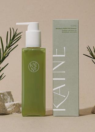 Гель для умывания с экстрактом розмарина kaine rosemary relief gel cleanser, 150 мл