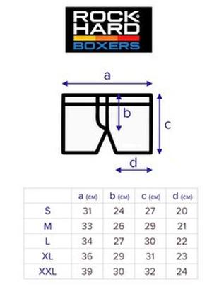 Чоловічі однотонні боксери rockhard туреччина, трусы мужские однотонные боксеры турция5 фото