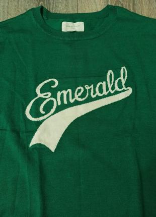 Свитшот springfield изумрудного цвета с надписью emerald2 фото