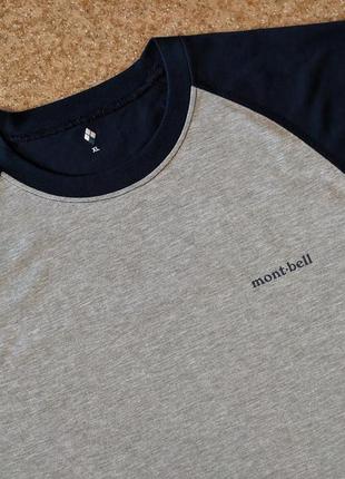 Трекинговая футболка от японского бренда montbell wickron raglan t3 фото
