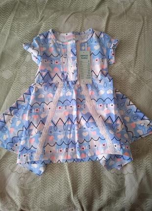 Платье на девочку 9-12 месяцев