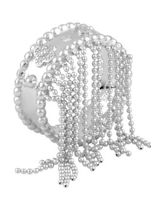 Серебряное кольцо komilfo с фианитами, вес изделия 7,19 гр (2102472) 18 размер