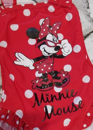 Купальник disney minnie mouse 6-9 месяцев2 фото