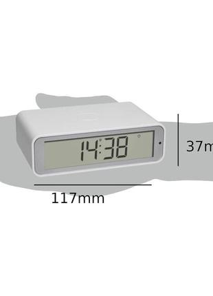 Настольные часы с будильником tfa "twist" (60256002)5 фото