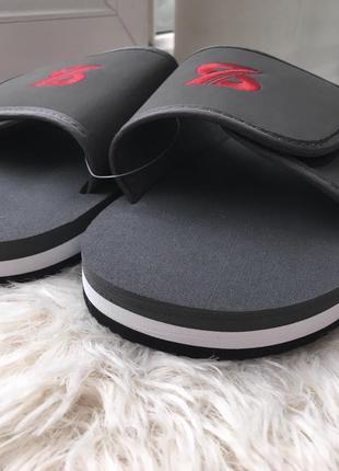 Капці шльопанці шльопки тапки тапочки літні пляжні на липучках на широку ногу...