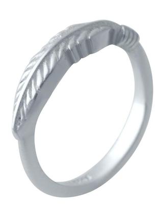 Серебряное кольцо komilfo с без камней, вес изделия 1,71 гр (2030058) 15.5 размер
