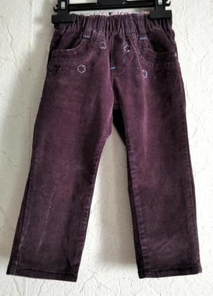 Брюки на девочку 2-3 лет, ростом 92-98 см.