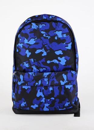 Рюкзак "camo" городской спортивный портфель сумка синий