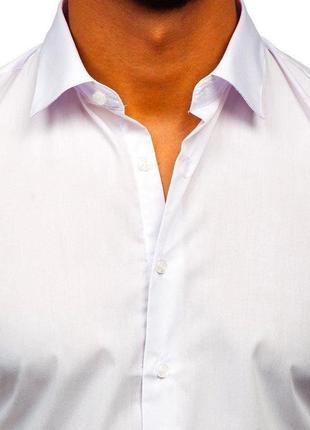 Мужская рубашка as классическая черная | рубашка мужская прямая slim regular fit6 фото