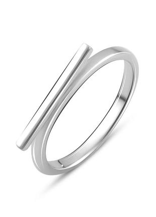 Серебряное кольцо komilfo с без камней, вес изделия 1,41 гр (2080343) 16 размер