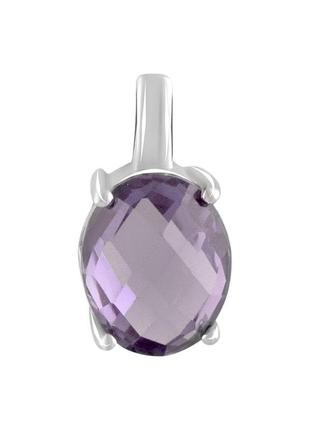 Серебряная подвеска komilfo с александритом 3.84ct (2106098)