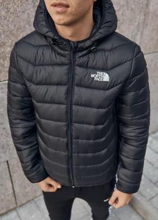 Мужская куртка демисезонная весенняя осенняя the north face до 0*с утепленная ветровка тнф