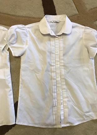 Біла блузка для дівчинки 11-12 років