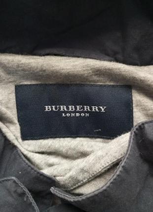 Синя куртка burberry5 фото