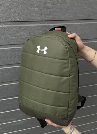 Рюкзак городской спортивный мужской женский under armour тканевый черный портфель молодежный сумка андер армор4 фото