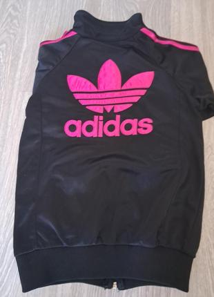 Олимпийка флисовая женская adidas2 фото