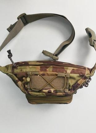 Сумка поясна тактична піксель камуфляж сумка через плече на пояс військова армійська6 фото