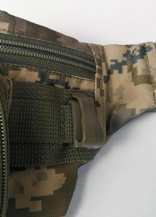 Сумка поясна тактична піксель камуфляж сумка через плече на пояс військова армійська5 фото