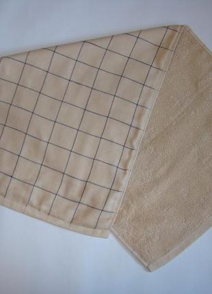 Рушник льон -махра клітка