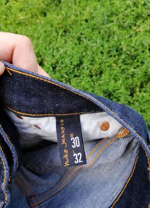 Джинси nudie jeans thin finn dry twill w30 l325 фото