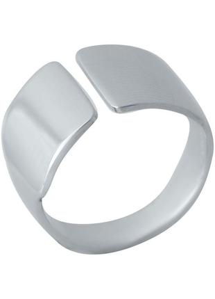 Серебряное кольцо komilfo с без камней, вес изделия 4,63 гр (2022367) 17.5 размер