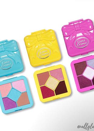 Lime crime pocket candy bubble gum plum palette