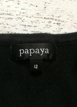 Papaya удлиненный свитер с вышивкой4 фото